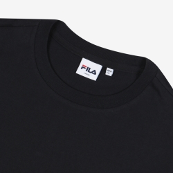 Fila Small Linear Logo - Naisten Poolopaita - Mustat | FI-42458